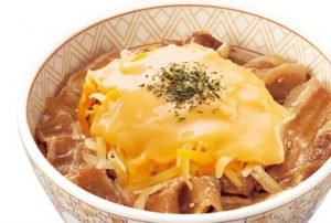 すき家「とろ〜り3種のチーズ豚丼」