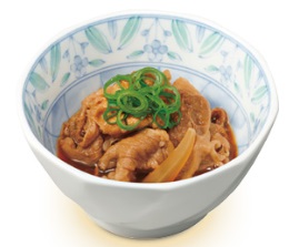 すき家朝定食サイドメニュー「牛小鉢」