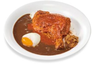 すき家「おんたまタンドリーチキンカレー」