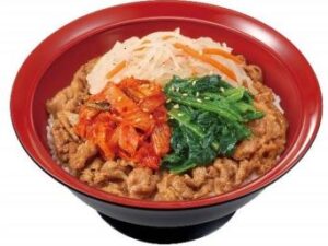 すき家「ビビンバ牛丼」